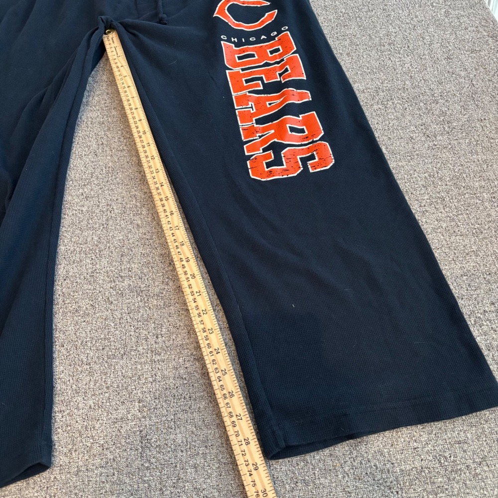 Chicago Bears Sleep Pants Mens 2XL Black NFL Football Graphic NFL Team Apparel - Picture 4 of 7